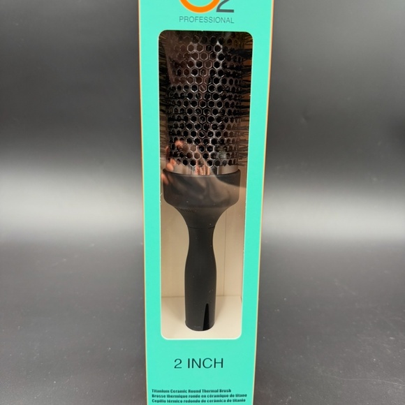 O2 Round Hair Brush Set – 2” + 1.25” – Professional Blow Dry Styling - Picture 2 of 5